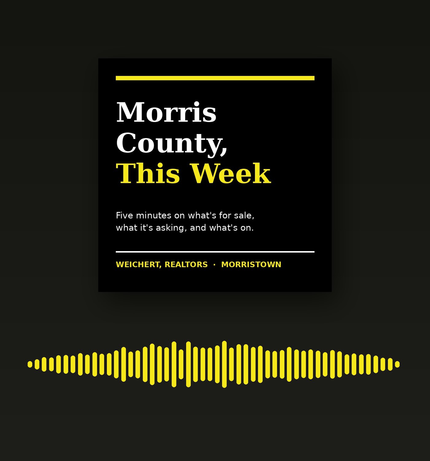 Cover art for Morris County, This Week.