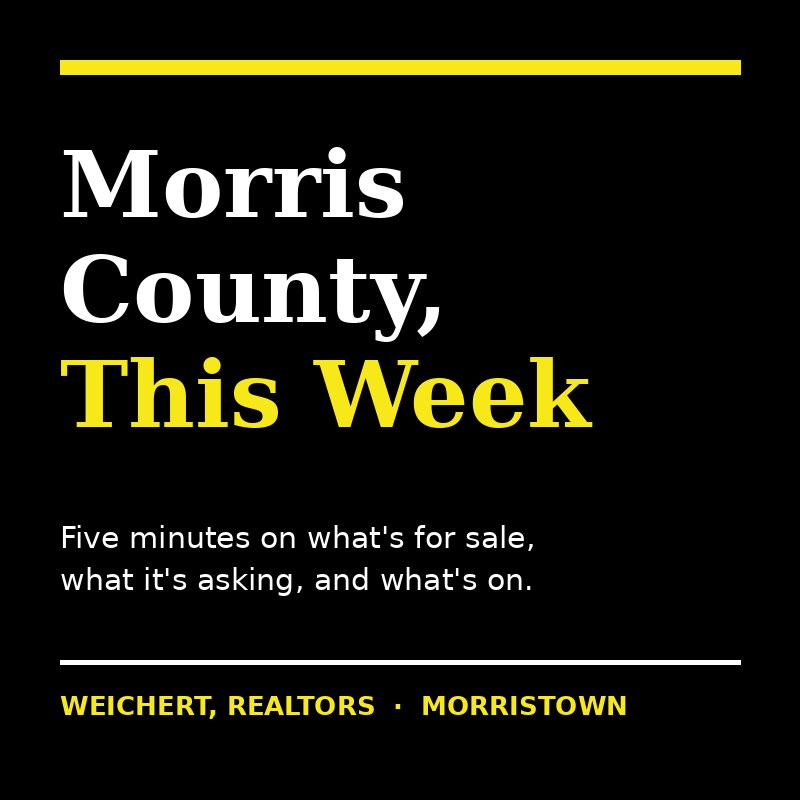 Morris County, This Week